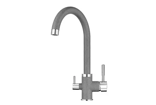 Смеситель для кухни Granula 2168, графит