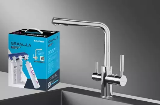 Смеситель для кухни Granula GR-2015 2015 хром+акс-002