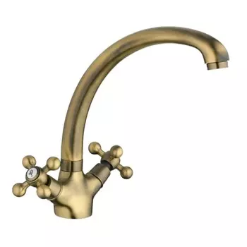 Смеситель для кухни Haiba HB4219-4 бронза