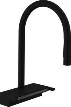 Смеситель для кухни Hansgrohe Aquno Select M81 73831670, матовый чёрный