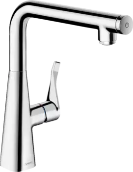 Смеситель для кухни Hansgrohe Metris Select 14847000, хром