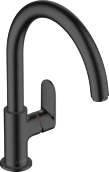 Смеситель для кухни Hansgrohe Vernis Blend 71870670, матовый чёрный