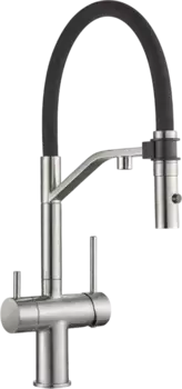 Смеситель для кухни Milacio Ultra MCU.557.SS нержавеющая сталь