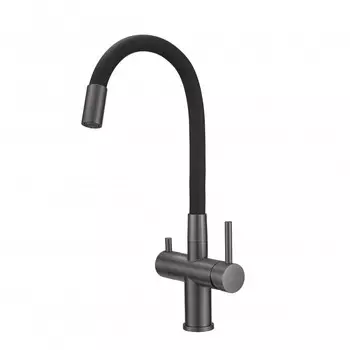 Смеситель для кухни Milacio Ultra MCU.560.GM сталь