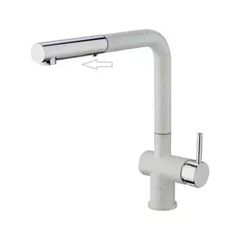 Смеситель для кухни Paini COX HD90566CR1KM хром, белый