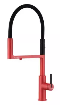 Смеситель для кухни Paulmark Tornado To213402-FI красный