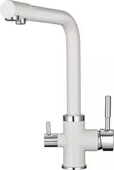 Смеситель для кухни Point PN3103W белый