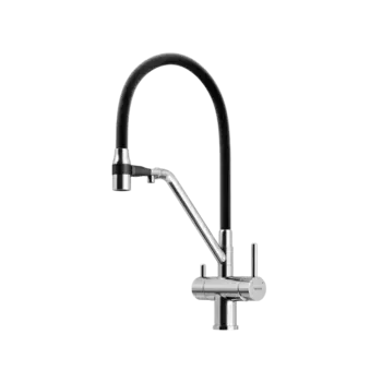 Смеситель для кухни Sancos Dora SC4003BN никель, черный