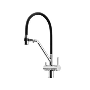 Смеситель для кухни Sancos Dora SC4003CH хром, черный