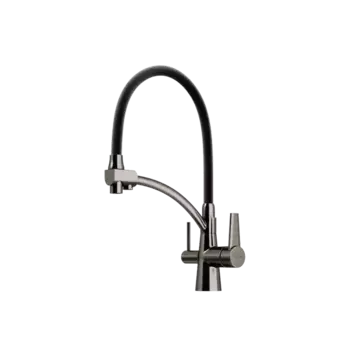 Смеситель для кухни Sancos Eri SC4001GG сталь, черный