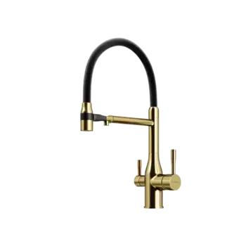 Смеситель для кухни Sancos Garda SC4009BG золото, черный