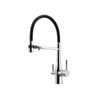 Смеситель для кухни Sancos Garda SC4009CH хром, черный