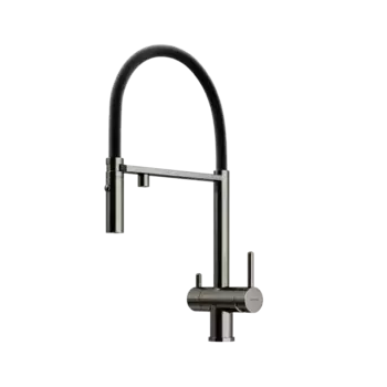 Смеситель для кухни Sancos Imola SC4010GG сталь, черный