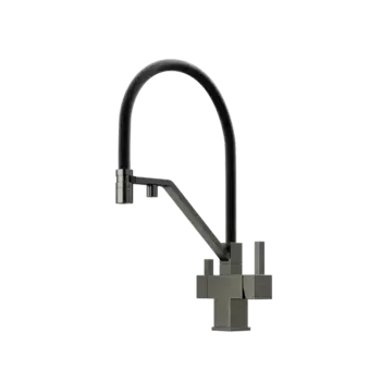 Смеситель для кухни Sancos Loro SC4007GG сталь, черный