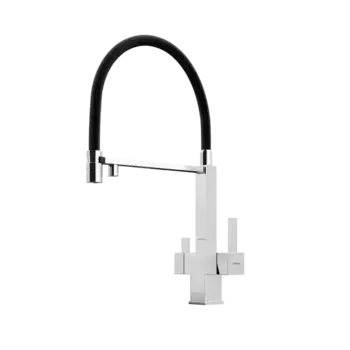 Смеситель для кухни Sancos Moro SC4006CH хром, черный