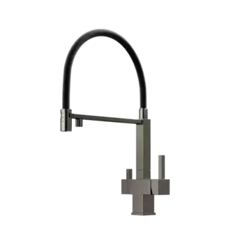 Смеситель для кухни Sancos Moro SC4006GG сталь, черный