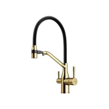 Смеситель для кухни Sancos Orta SC4008BG золото, черный