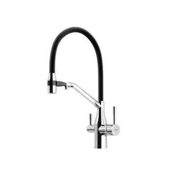 Смеситель для кухни Sancos Orta SC4008CH хром, черный