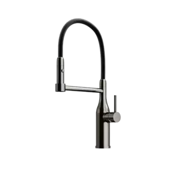 Смеситель для кухни Sancos Pride SC4011GG сталь, черный