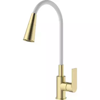 Смеситель для кухни Splenka S05.43.03 золото,белый