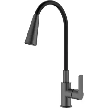 Смеситель для кухни Splenka S06.43.09 серый, черный