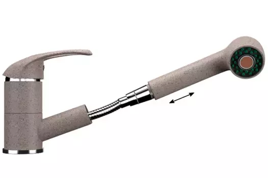 Смеситель для кухни Ulgran U-002 U-002-302 бежевый