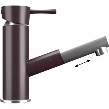 Смеситель для кухни Ulgran U-009 U-009-345 коричневый