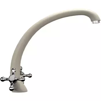 Смеситель для кухни Ulgran U-013 U-013-328, цвет бежевый матовый