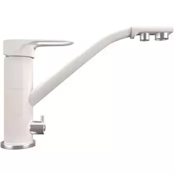 Смеситель для кухни Ulgran UQ-010 UQ-010-01 белый