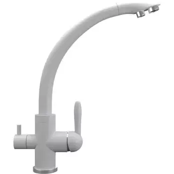 Смеситель для кухни Ulgran UQ-017 UQ-017-04 белый