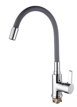 Смеситель для кухни Viko V-4064 серый