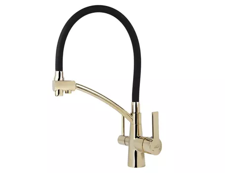 Смеситель для кухни Viko V-5532 черный, бронза