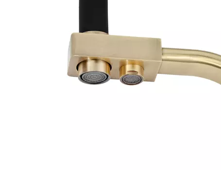 Смеситель для кухни Viko V-5832 бронза, черный