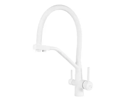 Смеситель для кухни Viko V-5844 белый матовый