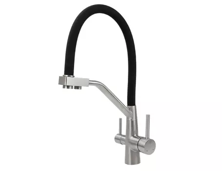 Смеситель для кухни Viko V-5852 хром, черный