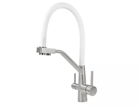 Смеситель для кухни Viko V-5854 хром, белый