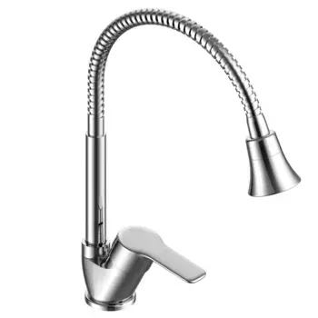 Смеситель для кухни Voda Wave WA519F хром