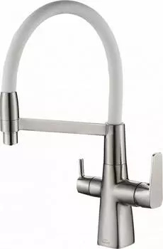 Смеситель для кухни Zorg Steel Hammer SH 818-8 SATIN, сатин