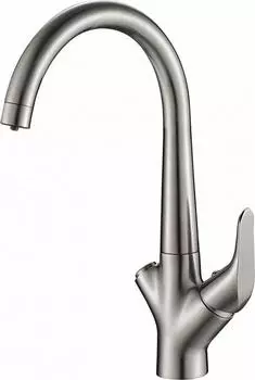 Смеситель для кухни Zorg Steel Hammer SH 815 SATIN, сатин