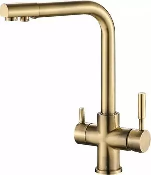 Смеситель для кухни Zorg Steel Hammer SH 552 BRONZE, бронза