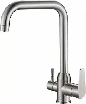 Смеситель для кухни Zorg Steel Hammer SH 725 INOX, сталь