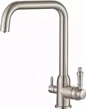 Смеситель для кухни Zorg Steel Hammer SH 725 SATIN, сатин