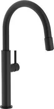 Смеситель для кухонной мойки Franke Pescara Up&Down 115.0545.135, чёрный матовый