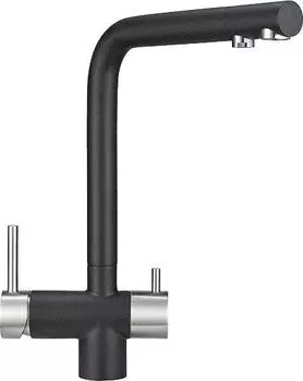 Смеситель для кухонной мойки Granula GR-2305 черный