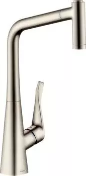 Смеситель для кухонной мойки Hansgrohe Metris 14820800, сталь