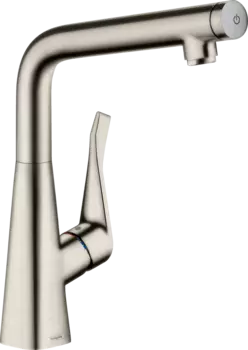 Смеситель для кухонной мойки Hansgrohe Metris Select 14883800, под сталь