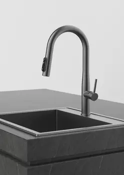 Смеситель для кухонной мойки Kaiser Vita 43344-15 вороненая сталь