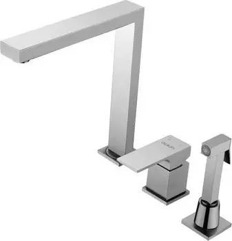 Смеситель для кухонной мойки Oulin OL-CS9622K, сатин