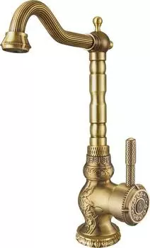 Смеситель для кухонной мойки ZorG Antic A 305K-BR бронза