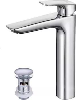 Смеситель для раковины 227 с донным клапаном AQUATEK AQ1005CR ВЕГА